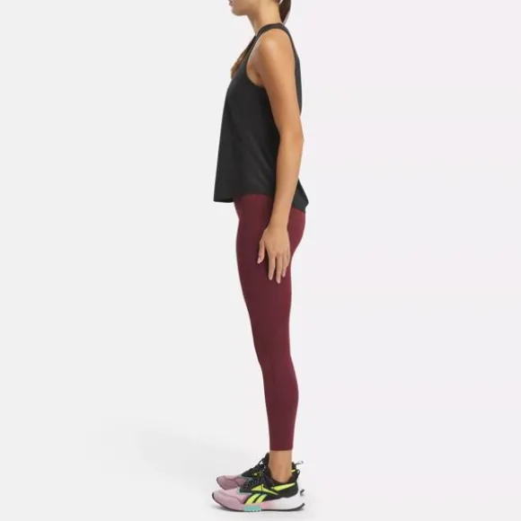 Pants & Sweatpants | Leggings & Tights^Reebok Run Vector Leggings ClassicMaroon