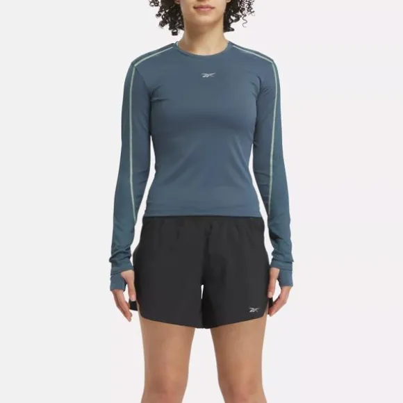 Tops & T-shirts | Trending: Matching Sets^Reebok Running Long Sleeve Layer HoopsBlue