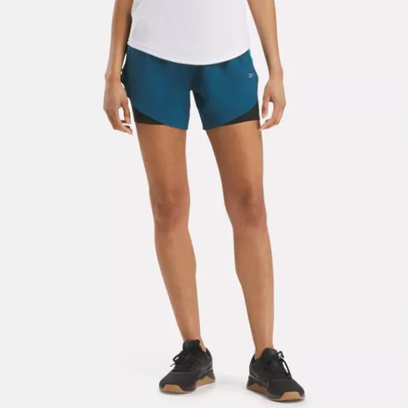 Shorts^Reebok Running Two-In-One Shorts EscapeBlue