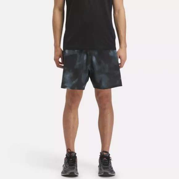 Shorts^Reebok Speed 3.0 Allover Print Shorts Black