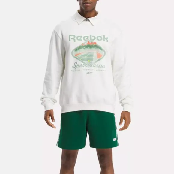 Hoodies & Sweatshirts | Hoodies & Sweatshirts^Reebok Sport Classics Crew Sweatshirt Chalk