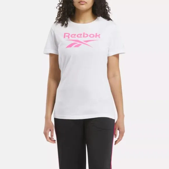 Tops & T-shirts | Trending: 90’s Classics^Reebok Stacked Big Logo T-Shirt White