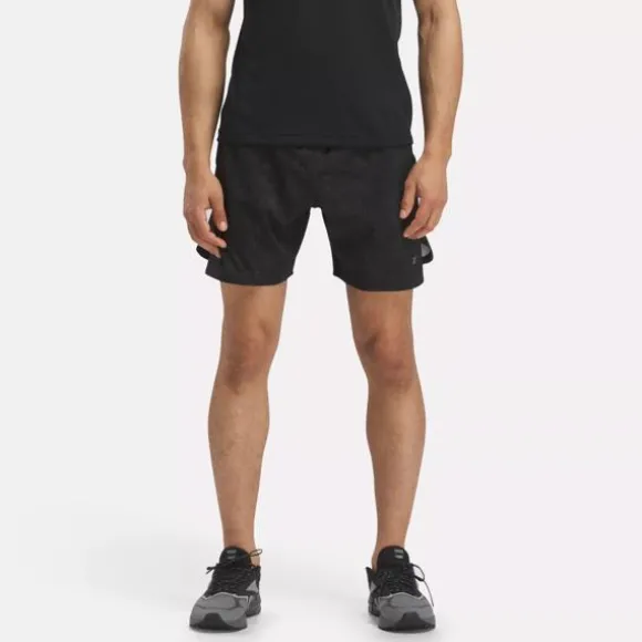 Shorts^Reebok Strength 3.0 Allover Print Shorts Black
