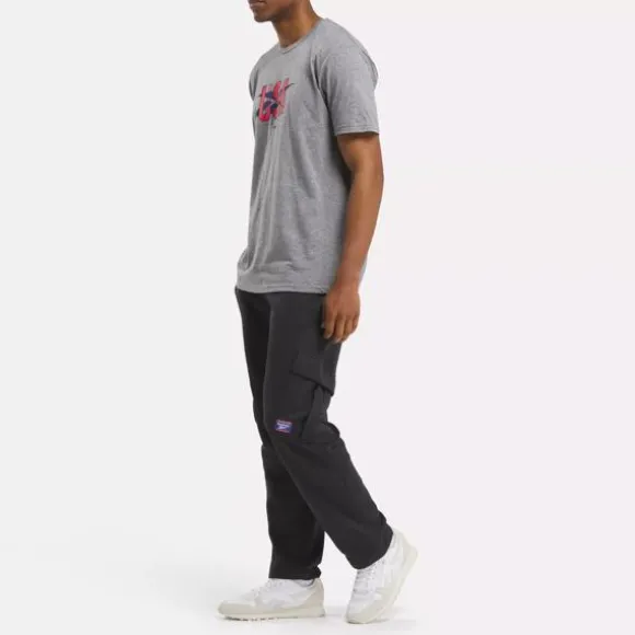Tops & T-shirts^Reebok USA Tee MediumGreyHeather