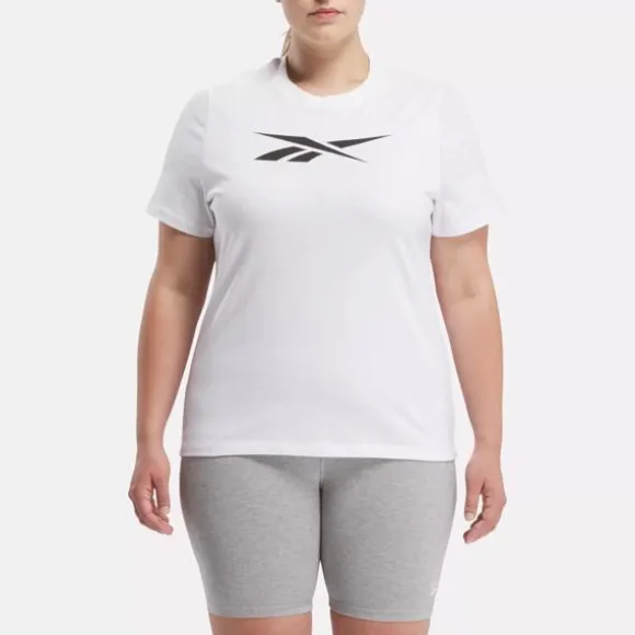 Plus Size (1x-4x) | Tops & T-shirts^Reebok Vector Graphic T-Shirt (Plus Size) White