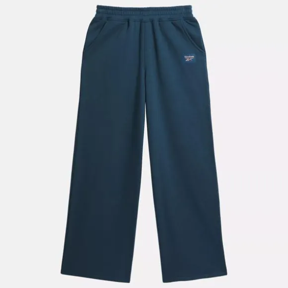 Little Kids' Clothing (sizes 4-6x) | Little Kids' Shoes (sizes 10.5k-3)^Reebok Wide Leg Fleece Pants - Big Kids TealBlue