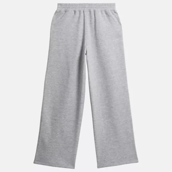 Little Kids' Clothing (sizes 4-6x) | Little Kids' Shoes (sizes 10.5k-3)^Reebok Wide Leg Fleece Pants - Big Kids LightGreyHeather