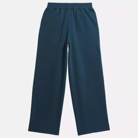 Little Kids' Clothing (sizes 4-6x) | Little Kids' Shoes (sizes 10.5k-3)^Reebok Wide Leg Fleece Pants - Big Kids TealBlue