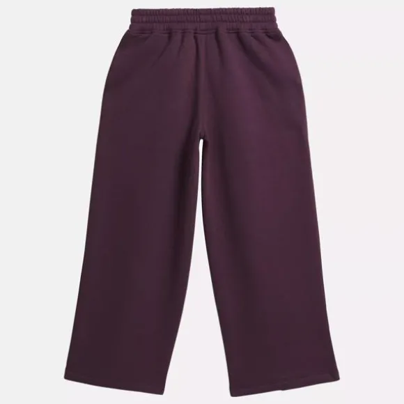 Little Kids' Clothing (sizes 4-6x) | Little Kids' Shoes (sizes 10.5k-3)^Reebok Wide Leg Fleece Pants - Little Kids Plum