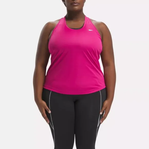 Plus Size (1x-4x) | Tops & T-shirts^Reebok Workout Ready Mesh Back Tank Top (Plus Size) SemiProudPink