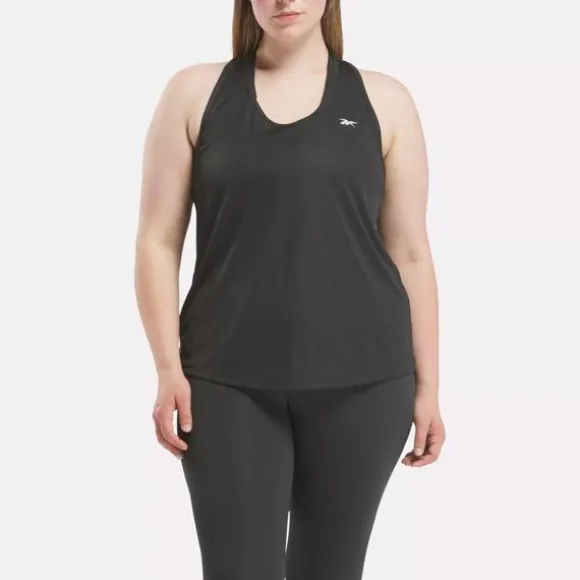 Plus Size (1x-4x) | Tops & T-shirts^Reebok Workout Ready Mesh Back Tank Top (Plus Size) NightBlack
