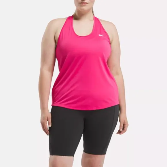 Tops & T-shirts^Reebok Workout Ready Mesh Back Tank Top (Plus Size) BoldPink
