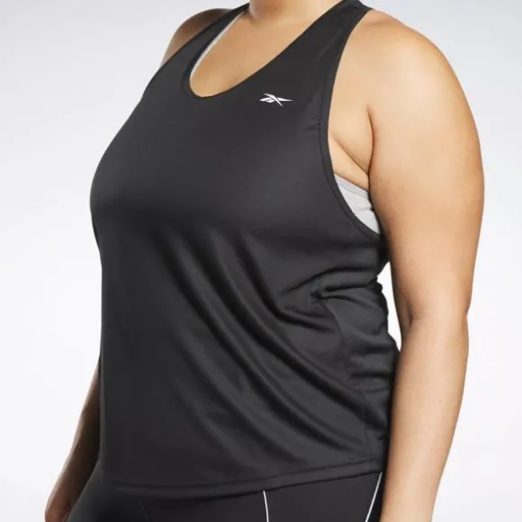 Plus Size (1x-4x) | Tops & T-shirts^Reebok Workout Ready Mesh Back Tank Top (Plus Size) NightBlack