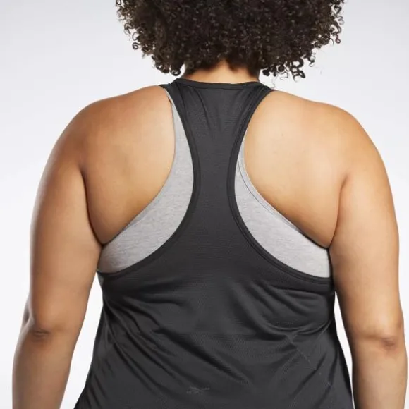 Plus Size (1x-4x) | Tops & T-shirts^Reebok Workout Ready Mesh Back Tank Top (Plus Size) NightBlack