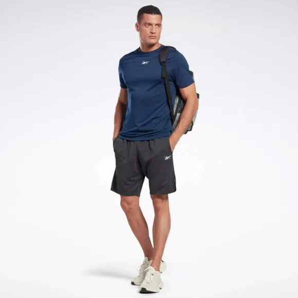 Shorts^Reebok Workout Ready Mélange Shorts NightBlack