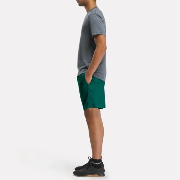 Shorts^Reebok Workout Ready Shorts CollegiateGreen