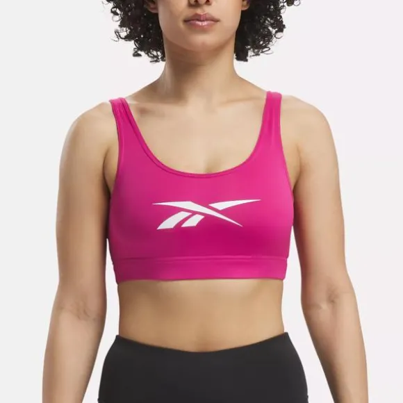 Sports Bras^Reebok Workout Ready Sports Bra SemiProudPink